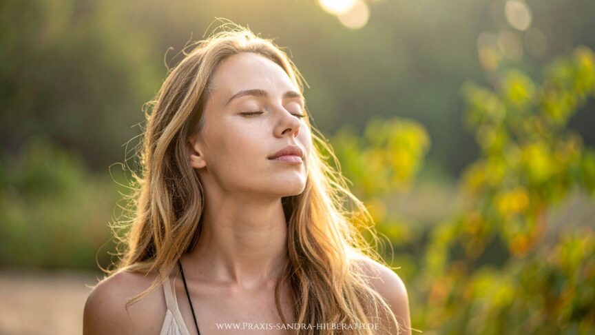 Lerne, deinen Körper wieder wahrzunehmen: sanfte Übungen, traumasensible Erklärungen & konkrete Schritte zurück ins Spüren.